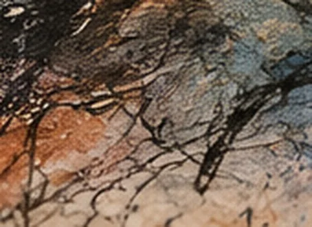 Acuarela del paisaje de la tormenta