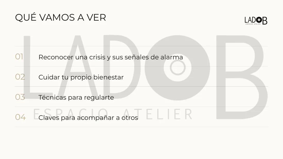 Diapositiva: qué vamos a ver